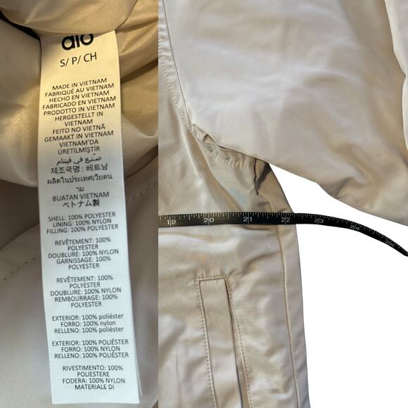 NWT ALO Socialite Shacket Bone S Lightweight Unisex Layering Jacket - Picture 8 of 8